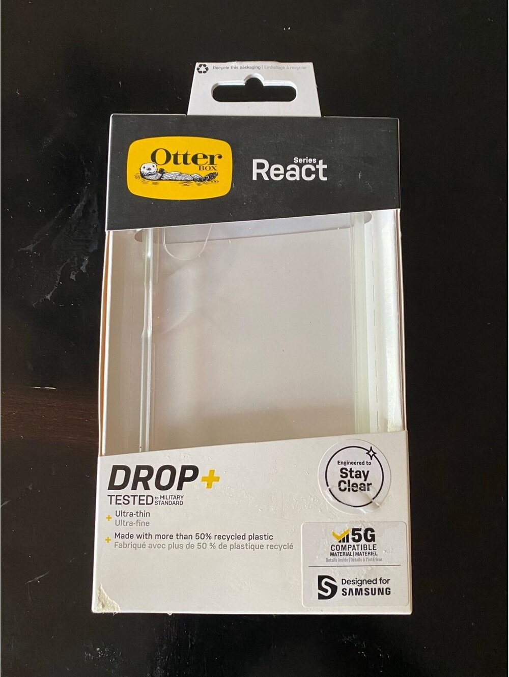 OtterBox React Series Case for Samsung Galaxy A14 5G Clear